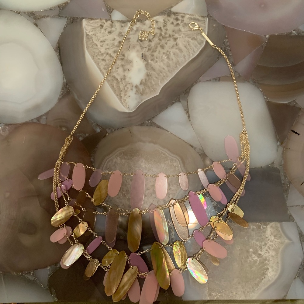 Patricia layered shell Kendra Scott Necklace